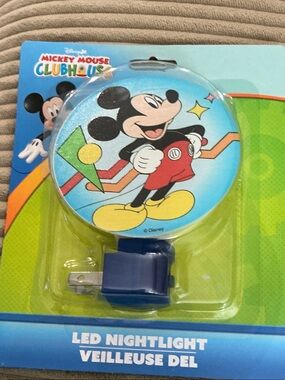 Disney Mickey Mouse Clubhouse Nightlight - Blue, Yellow, Red